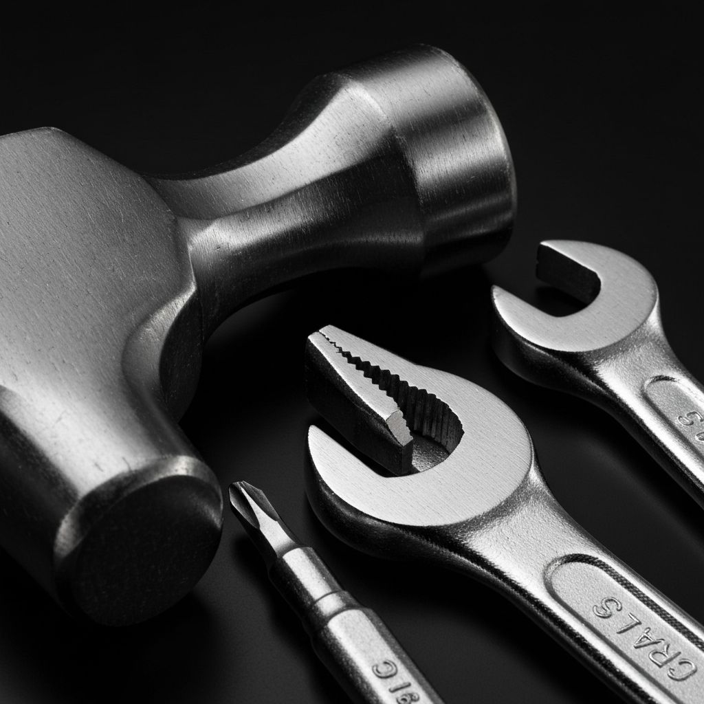 Detalle de herramientas del kit